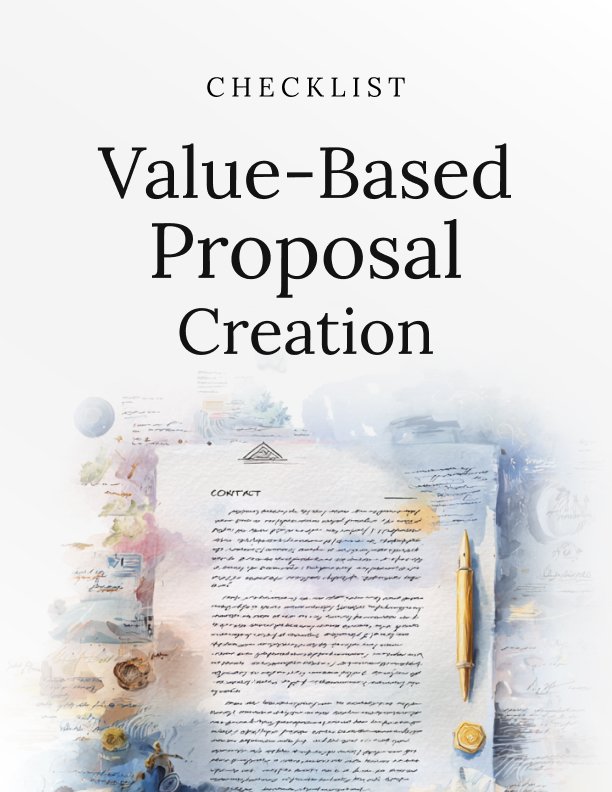 Value Based Proposal Creation Checklist